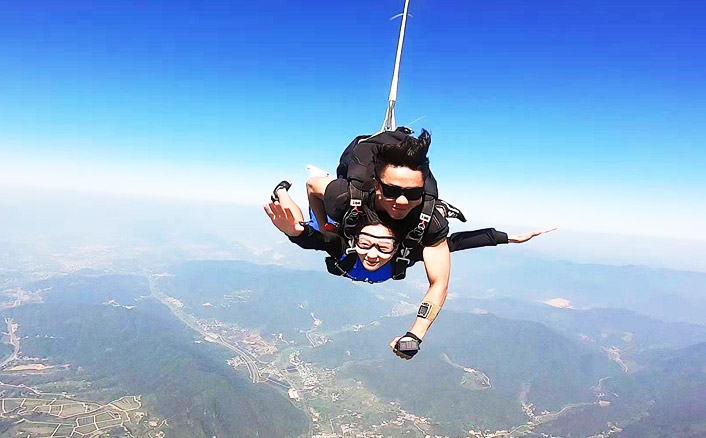 杭州千岛湖3300米高空跳伞基地，跳伞多少钱及路线指导参考