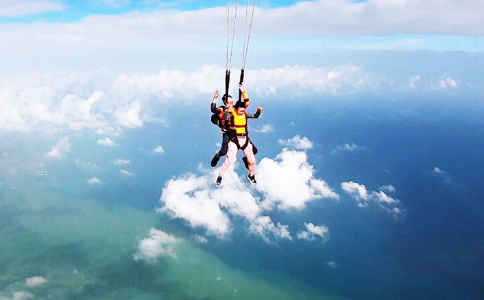 海南博鳌海上4000米跳伞 跳伞多少钱及线路推荐参考