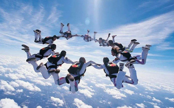 高空跳伞
