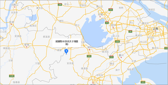 浙江安吉基地地图