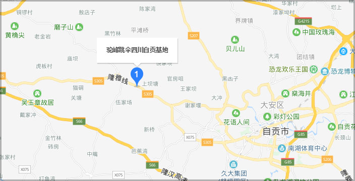 四川自贡基地地图