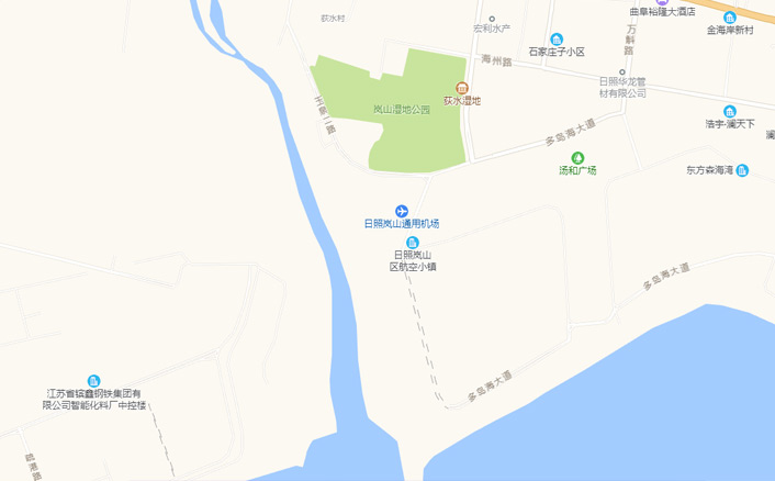 山东日照基地地图